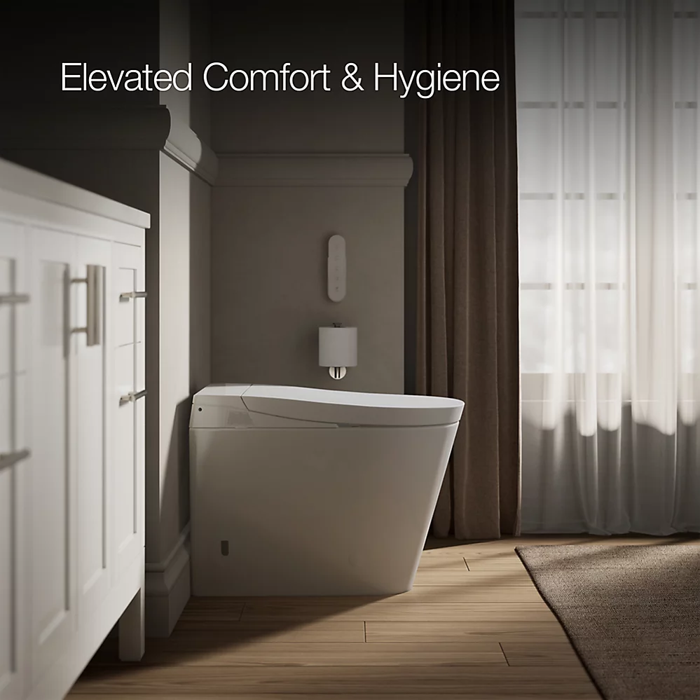 Kohler 29149-0 Fora One Piece Elongated Dual Flush Smart Toilet White
